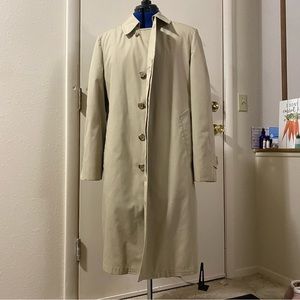 London Fog Maincoats Khaki Trench Coat Size 38 Regular